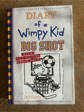 Diary of a Wimpy Kid: Big Shot Hardcover Coffee Table Book - White & Blue